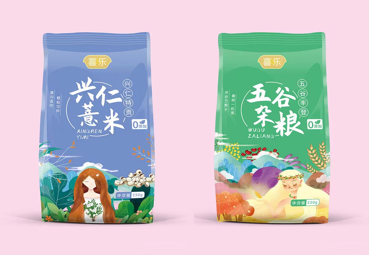 食品包装设计，杂粮包装设计，苏州广告设计